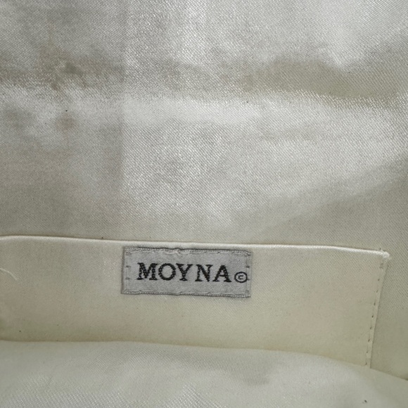 Moyna Black and White Beaded Clutch